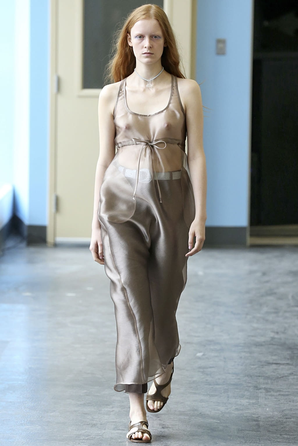 Fashion Week New York Spring/Summer 2019 look 10 from the Maryam Nassir Zadeh collection womenswear