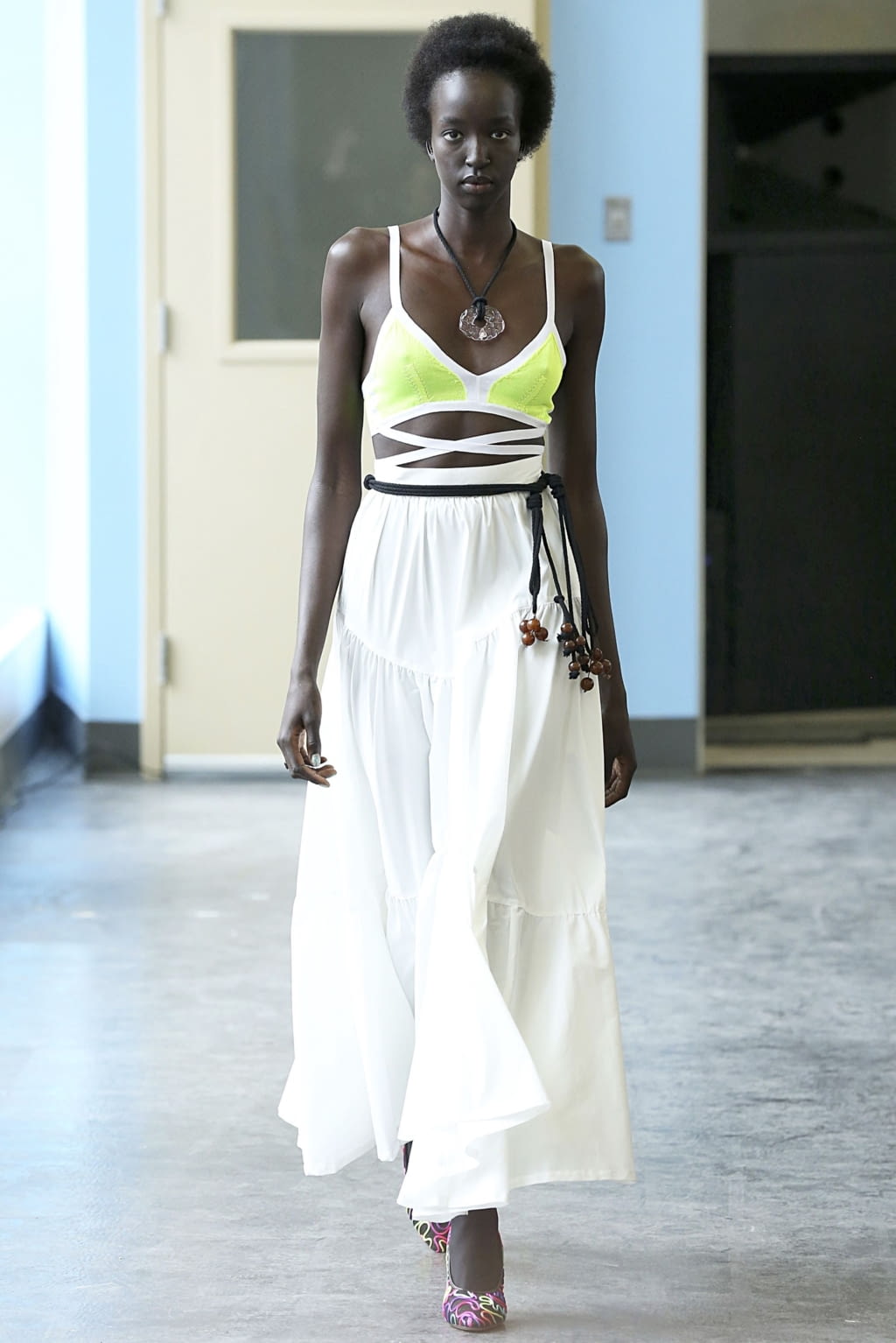 Fashion Week New York Spring/Summer 2019 look 28 from the Maryam Nassir Zadeh collection 女装