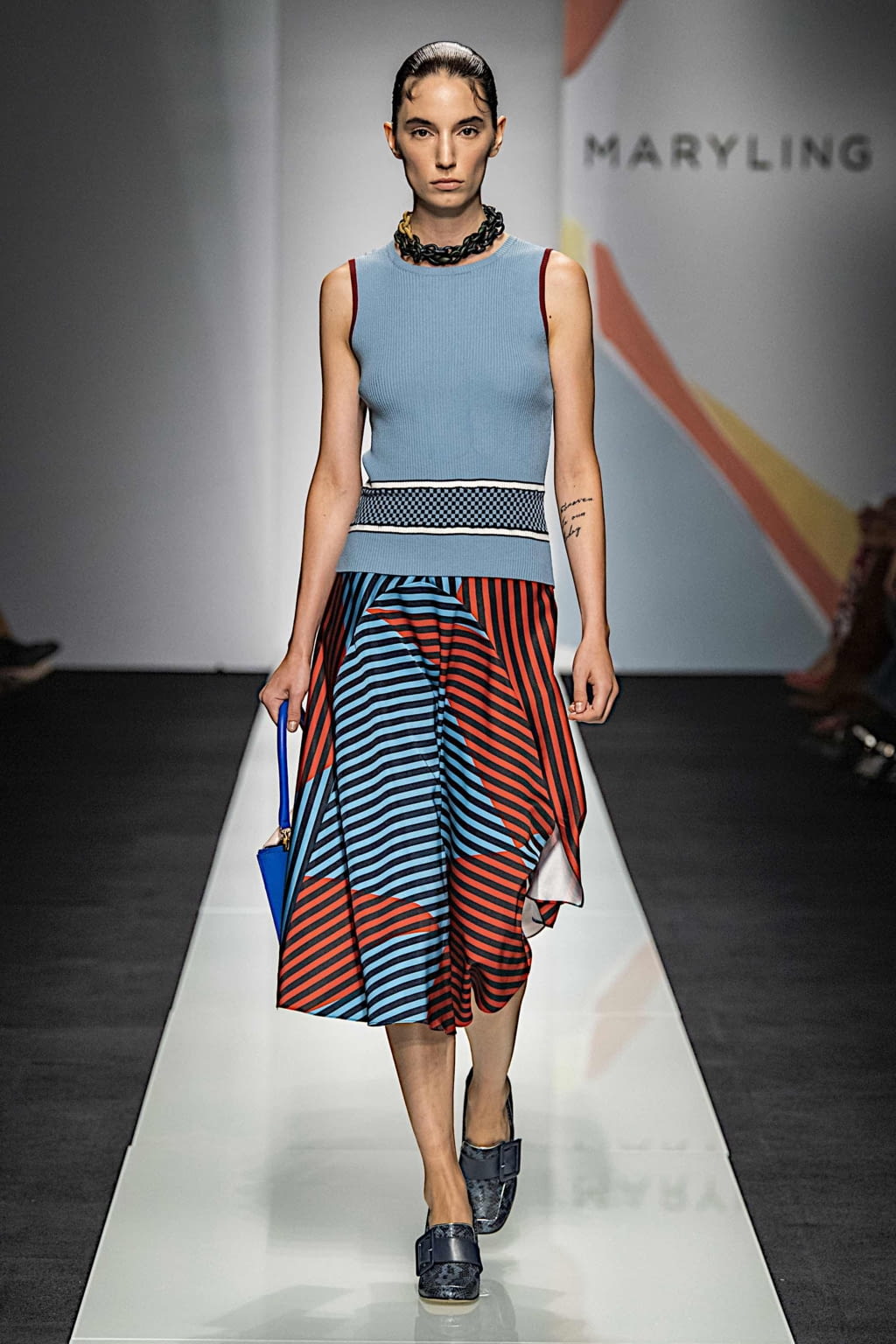 Fashion Week Milan Spring/Summer 2020 look 22 from the Maryling collection womenswear