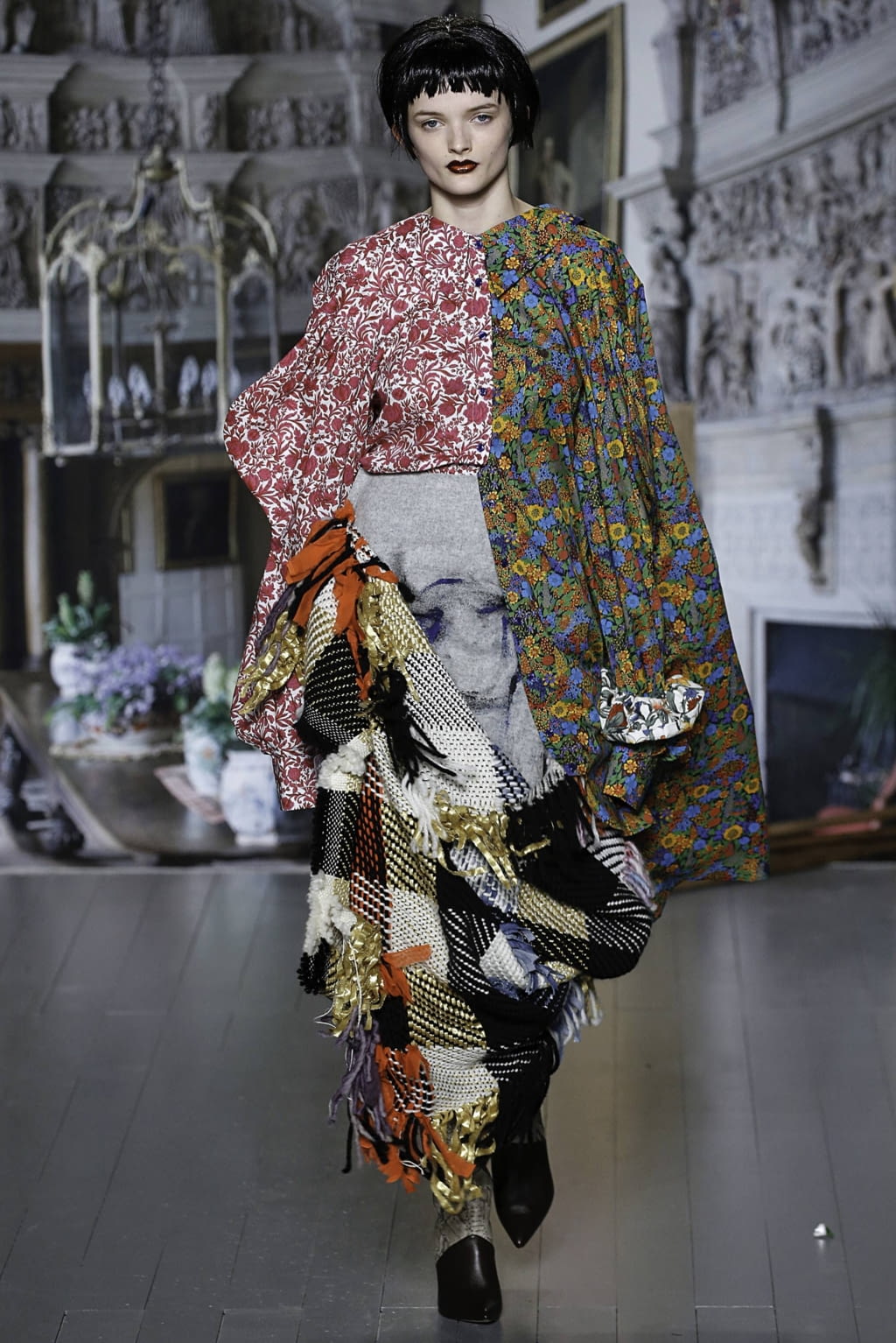 Fashion Week London Fall/Winter 2019 look 9 from the Matty Bovan collection womenswear