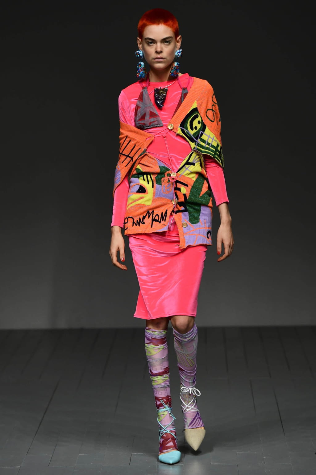 Fashion Week London Spring/Summer 2019 look 7 from the Matty Bovan collection womenswear