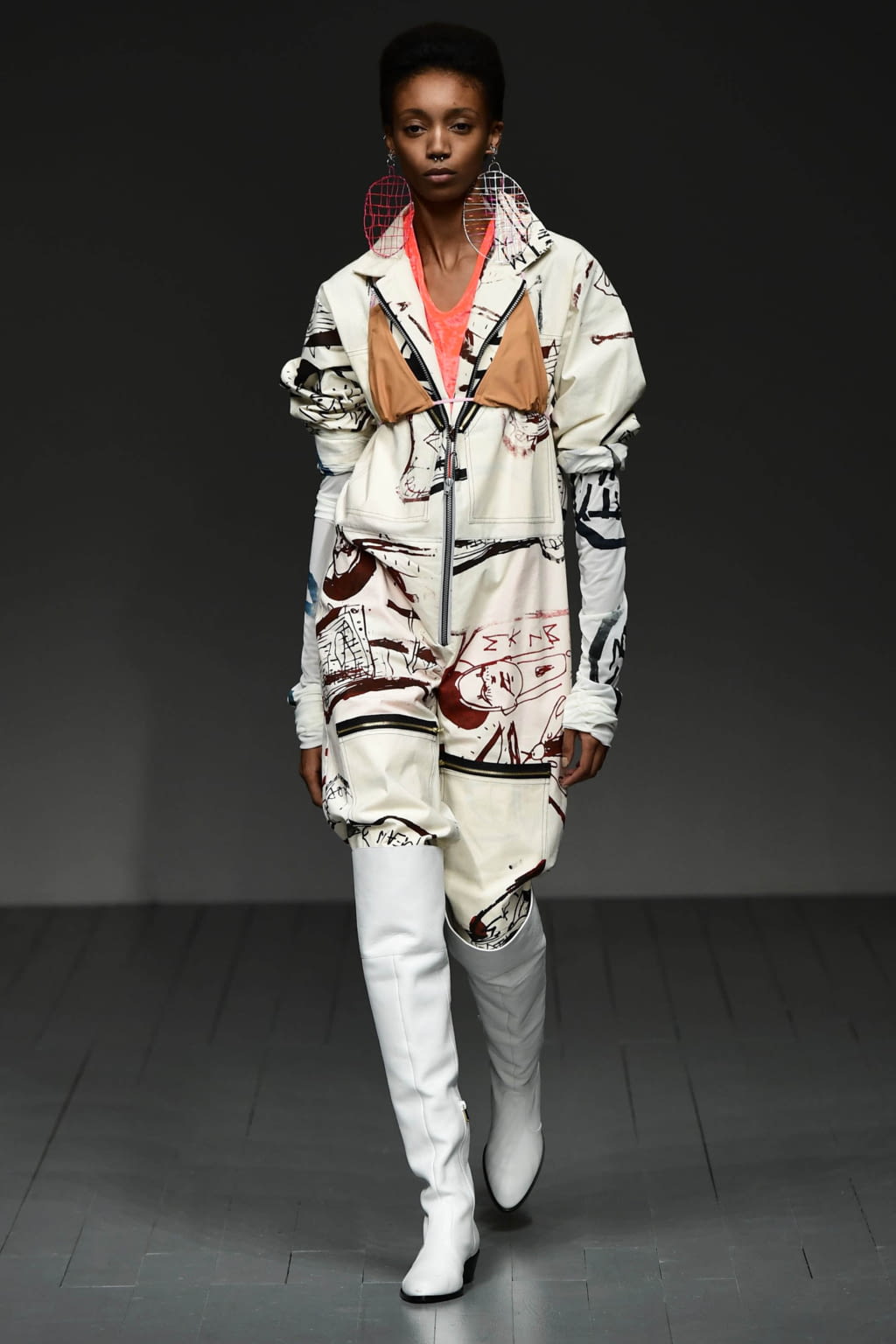 Fashion Week London Spring/Summer 2019 look 8 from the Matty Bovan collection womenswear