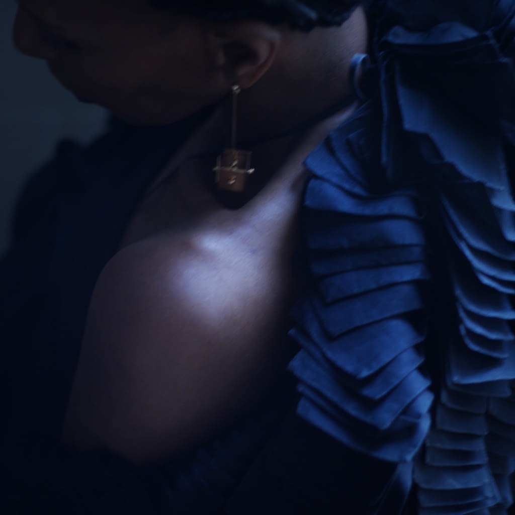 Fashion Week Paris Fall/Winter 2020 look 12 from the Maurizio Galante collection couture