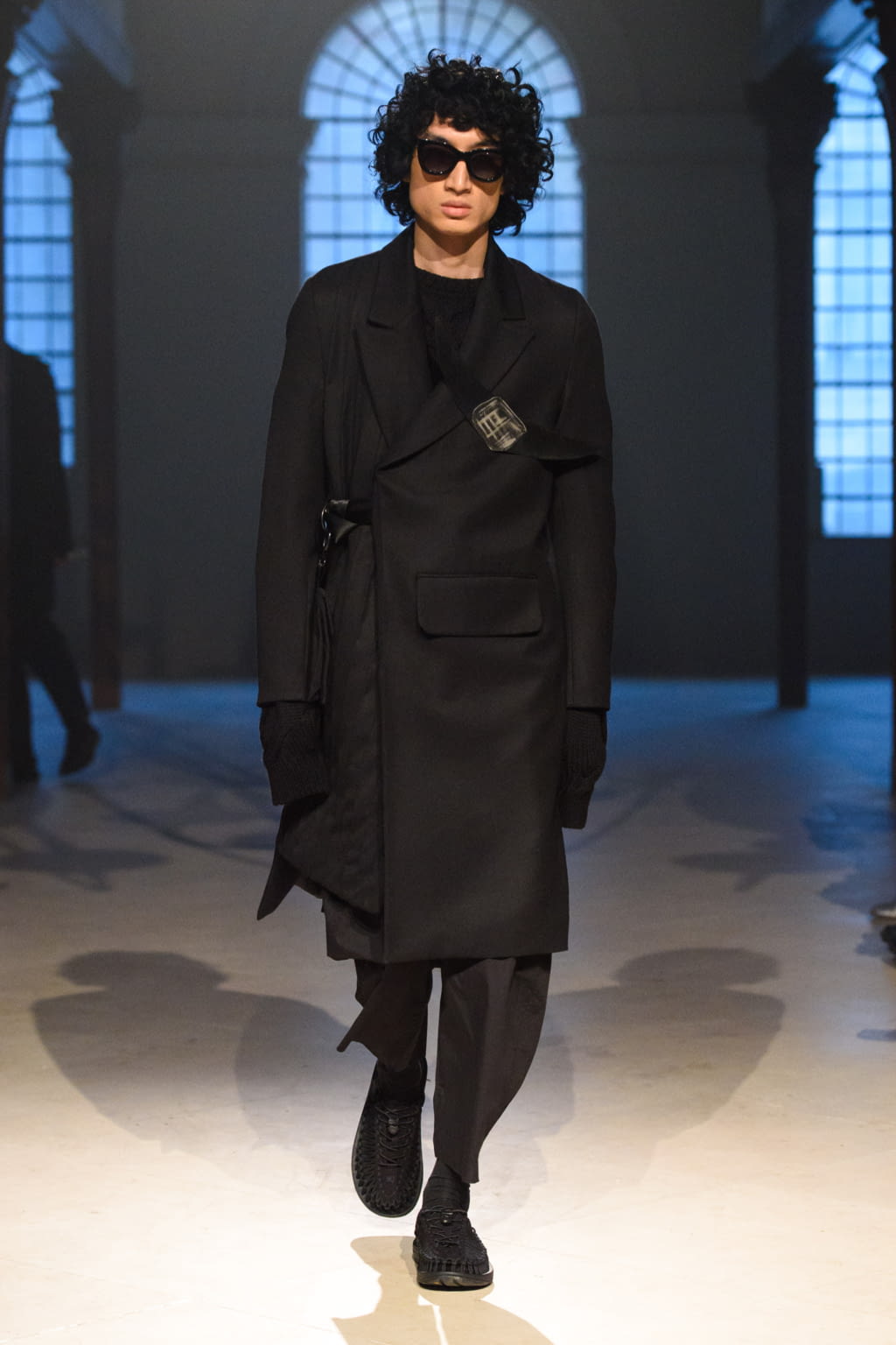 Fashion Week London Fall/Winter 2018 look 5 from the Tourne de Transmission collection 男装