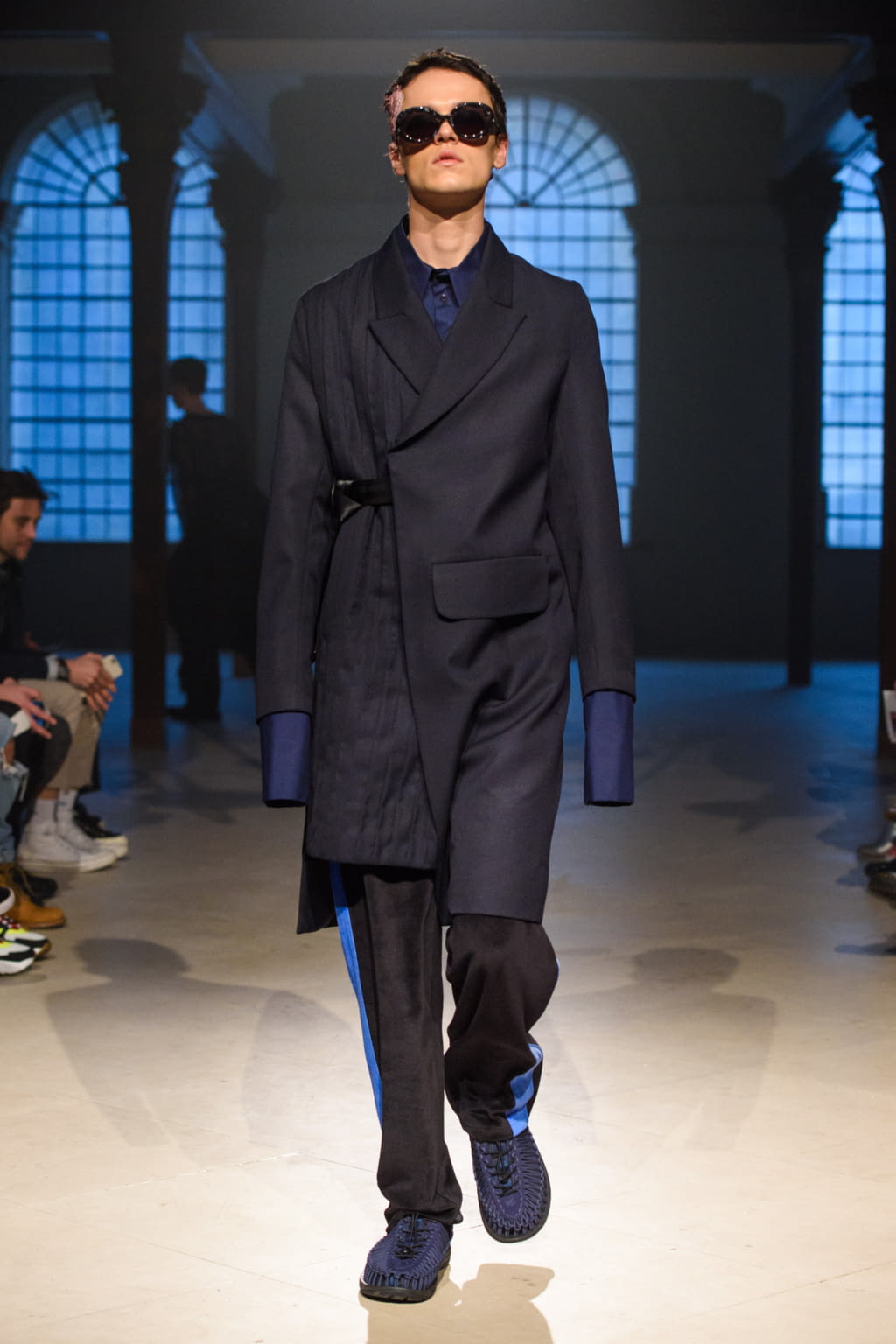 Fashion Week London Fall/Winter 2018 look 7 from the Tourne de Transmission collection menswear