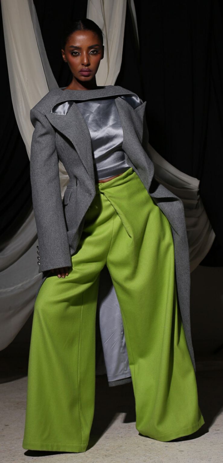 Fashion Week Paris Fall/Winter 2024 look 1 de la collection MD29 - Saudi 100 womenswear