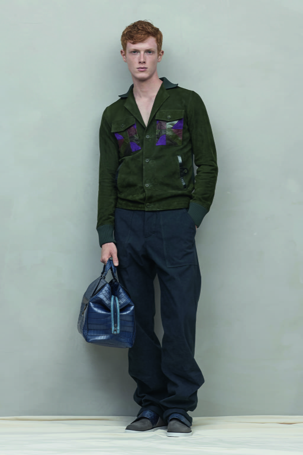 Fashion Week Milan Spring/Summer 2017 look 3 from the Bottega Veneta collection menswear