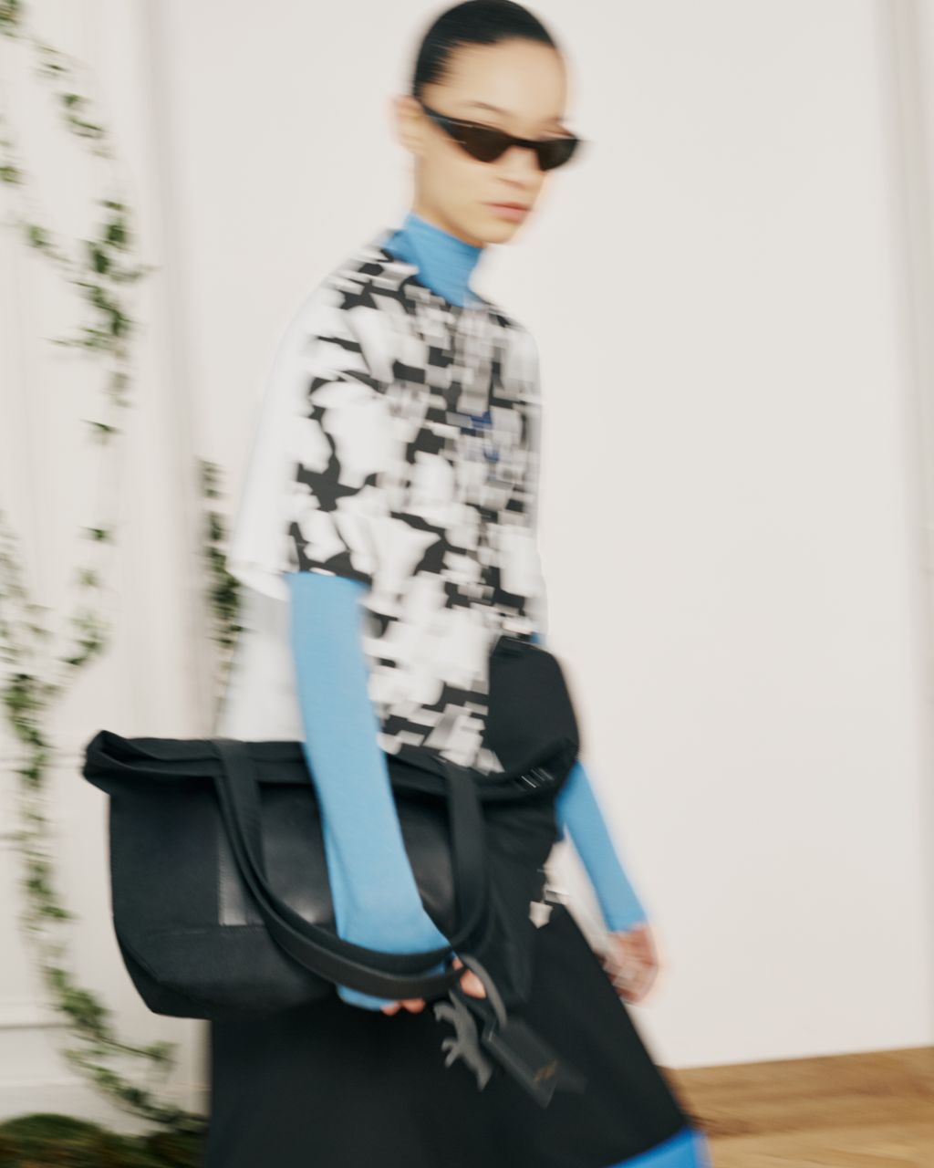 Fashion Week Paris Fall/Winter 2026 look 22 de la collection Maison Kitsuné womenswear