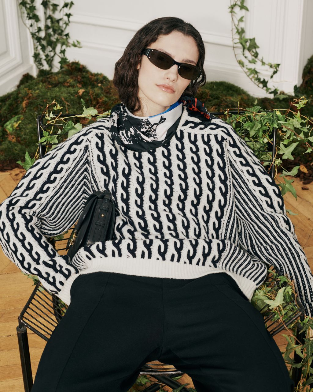 Fashion Week Paris Fall/Winter 2026 look 26 from the Maison Kitsuné collection 女装