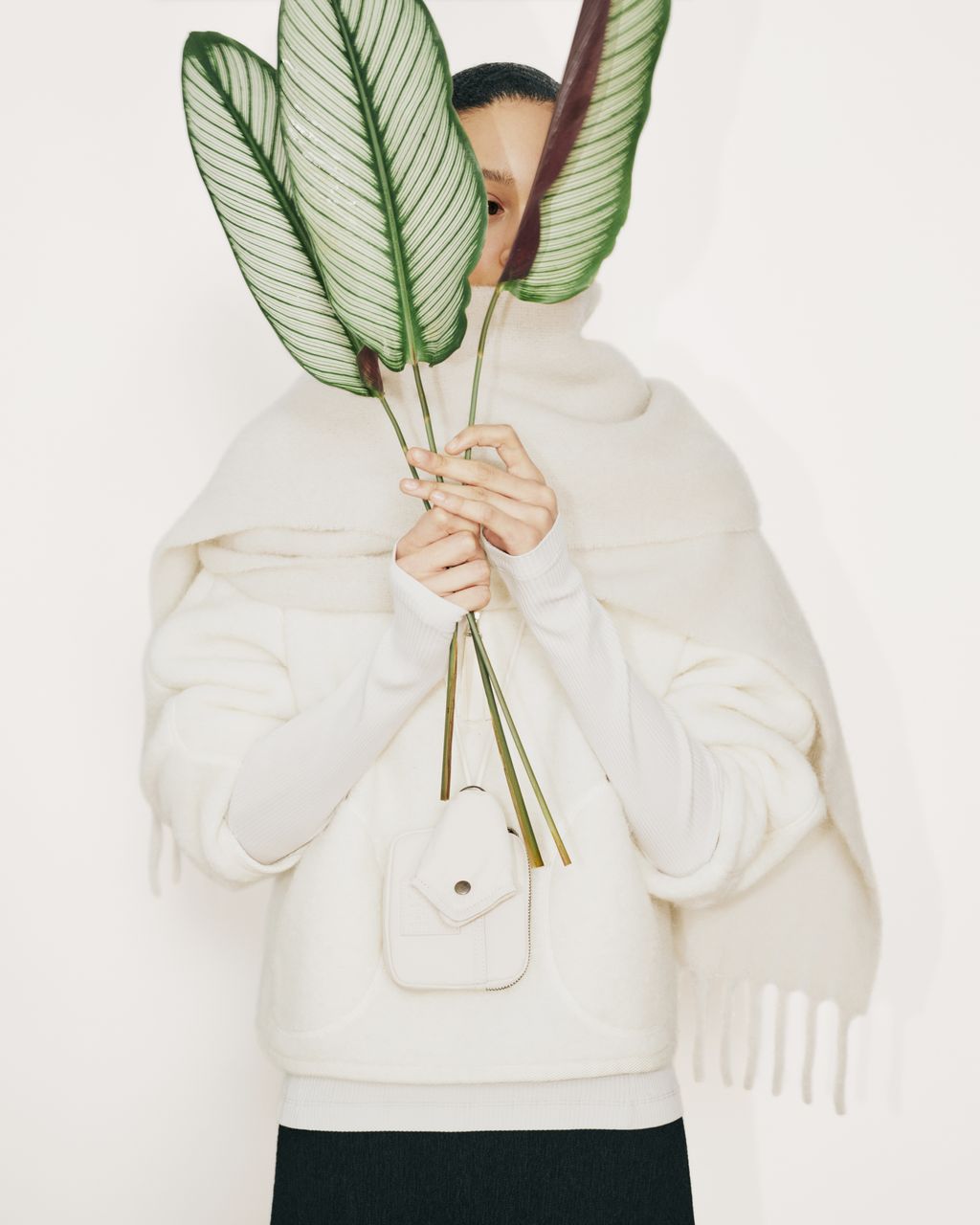 Fashion Week Paris Fall/Winter 2026 look 33 de la collection Maison Kitsuné womenswear