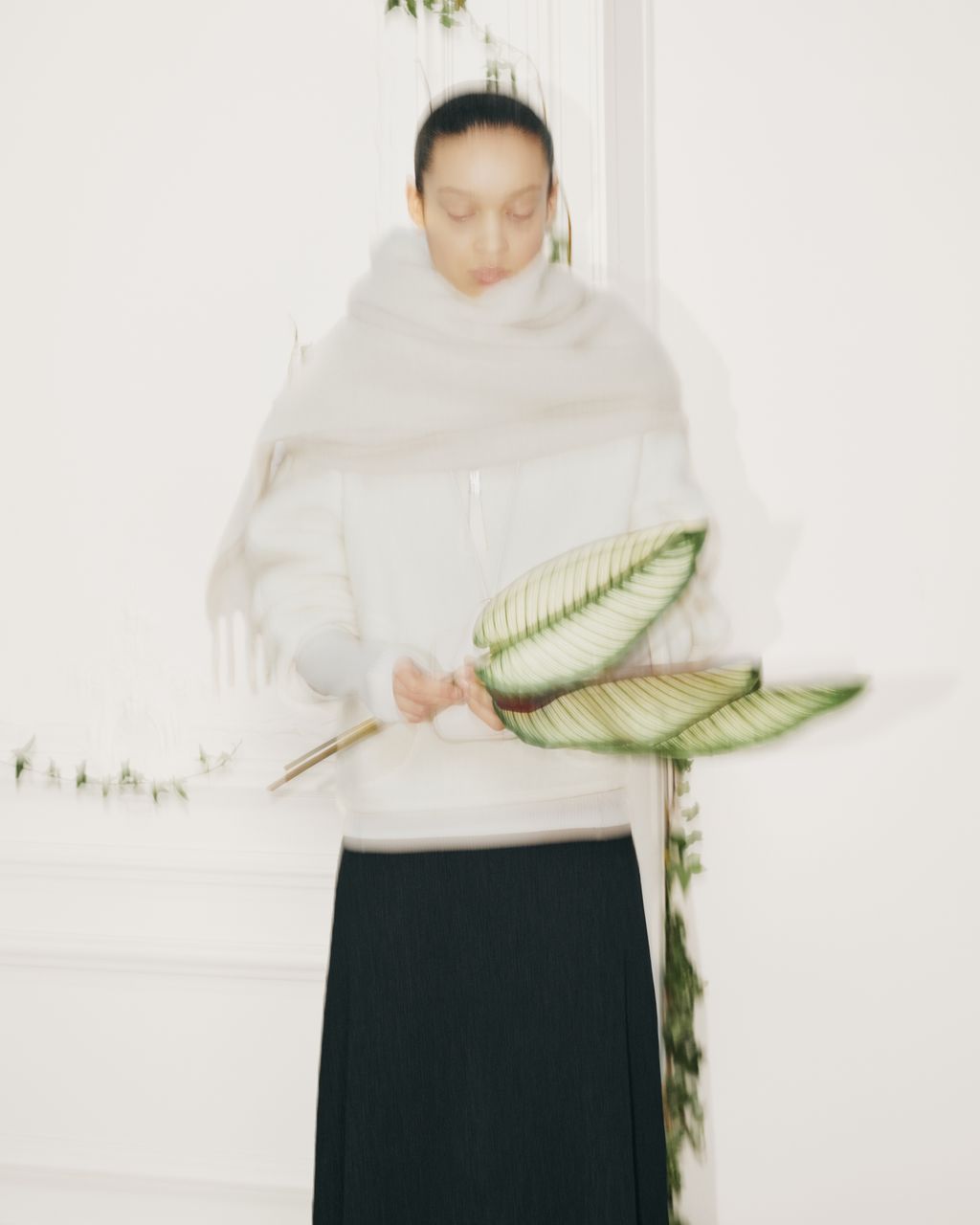 Fashion Week Paris Fall/Winter 2026 look 34 de la collection Maison Kitsuné womenswear