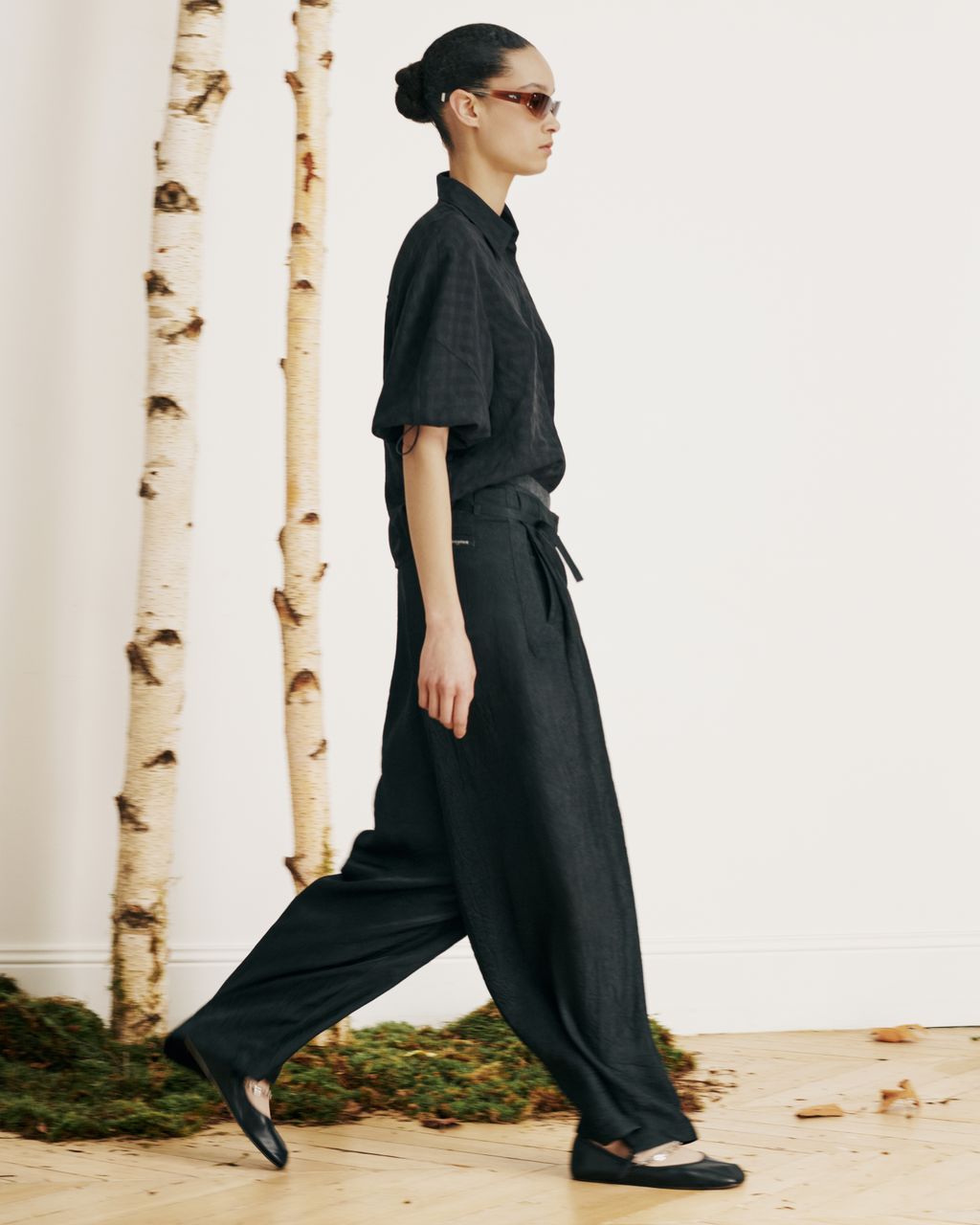 Fashion Week Paris Fall/Winter 2026 look 45 de la collection Maison Kitsuné womenswear