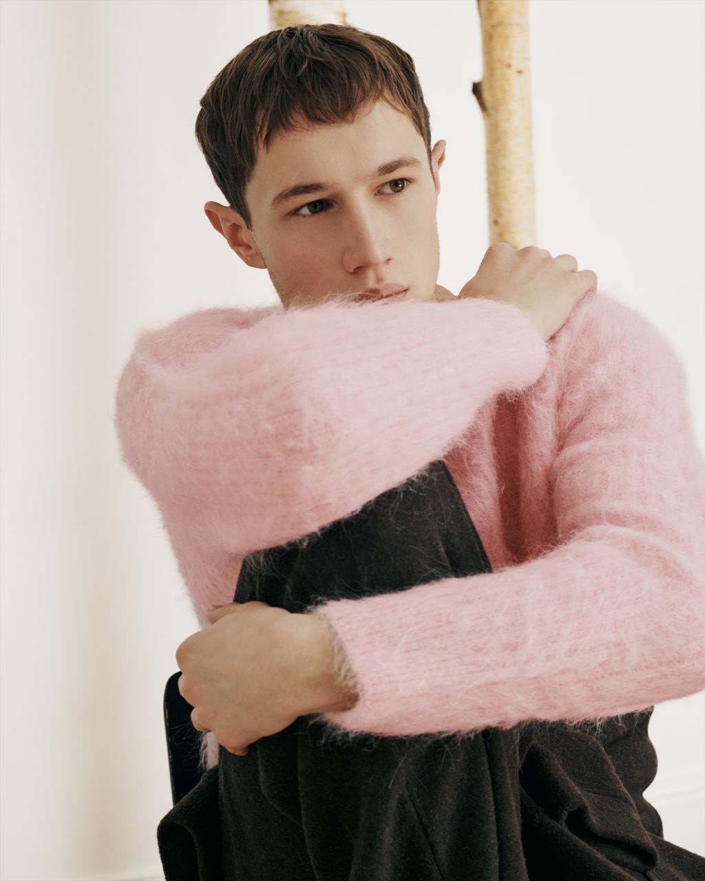 Fashion Week Paris Fall/Winter 2026 look 47 de la collection Maison Kitsuné womenswear