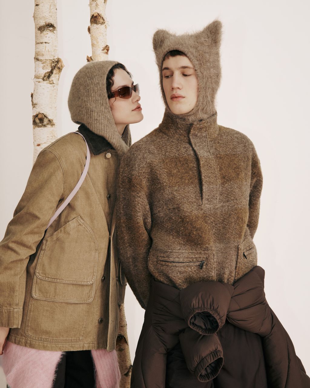 Fashion Week Paris Fall/Winter 2026 look 54 from the Maison Kitsuné collection 女装