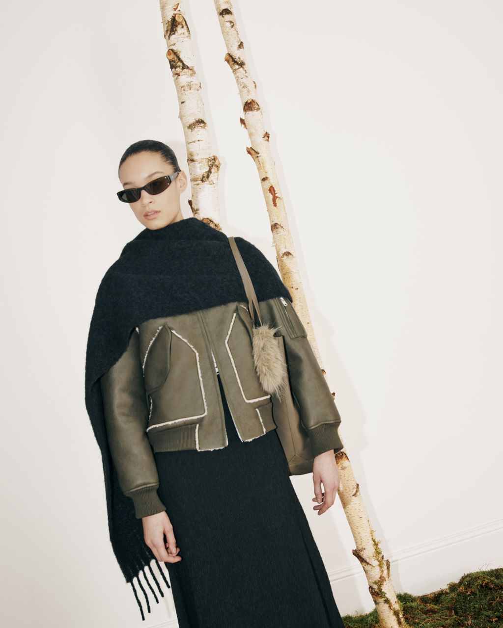 Fashion Week Paris Fall/Winter 2026 look 58 de la collection Maison Kitsuné womenswear