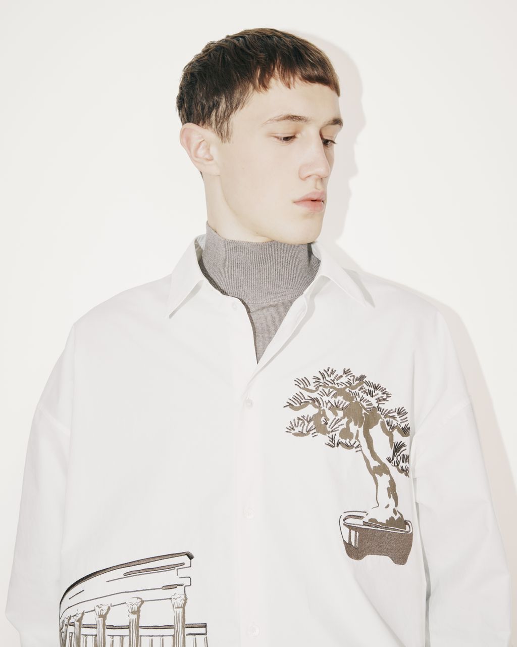 Fashion Week Paris Fall/Winter 2026 look 62 de la collection Maison Kitsuné womenswear