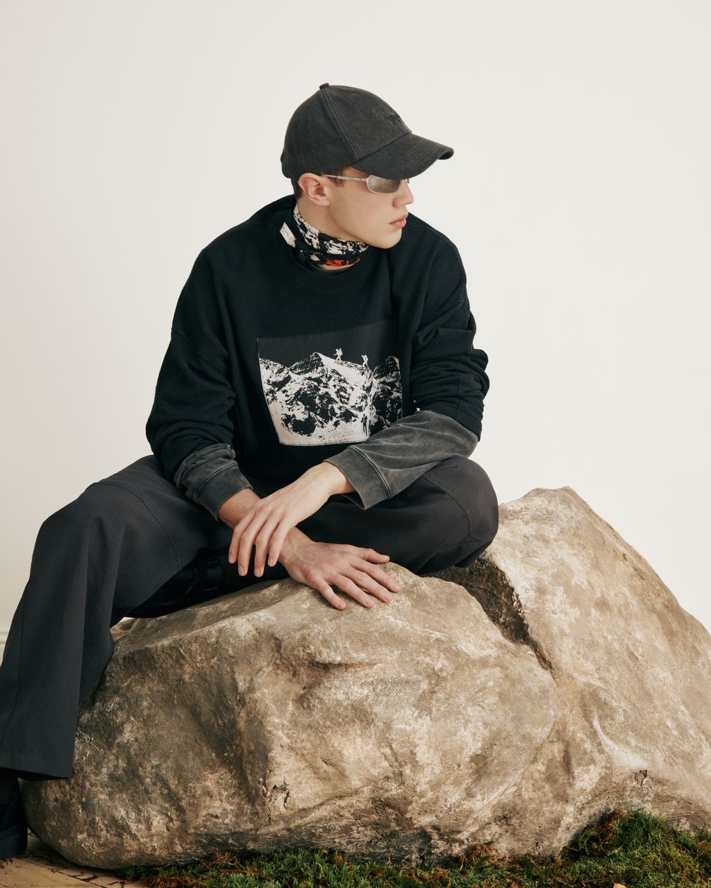 Fashion Week Paris Fall/Winter 2026 look 65 de la collection Maison Kitsuné womenswear