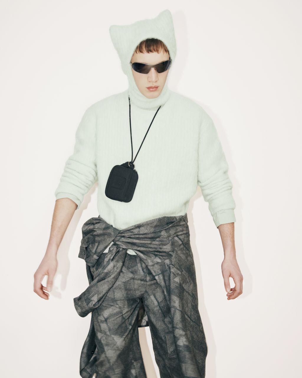 Fashion Week Paris Fall/Winter 2026 look 75 from the Maison Kitsuné collection 女装