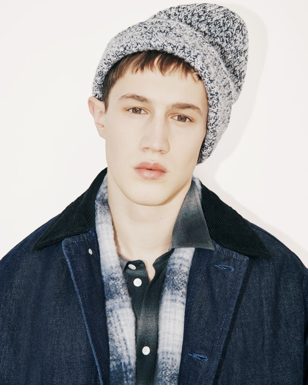 Fashion Week Paris Fall/Winter 2026 look 78 de la collection Maison Kitsuné womenswear