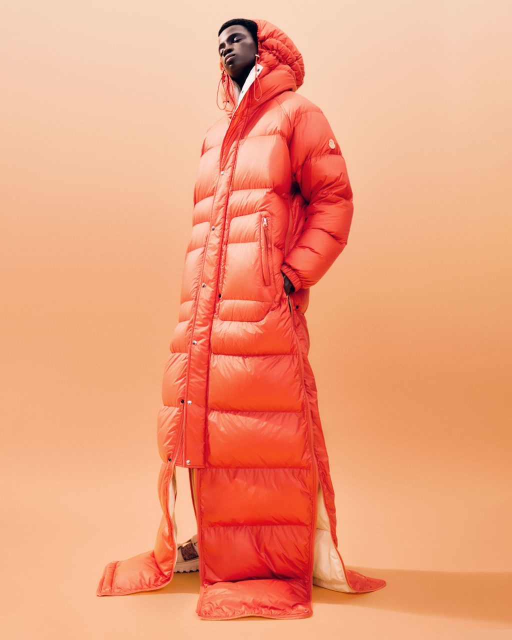 Fashion Week Milan Fall/Winter 2025 look 4 from the Moncler collection menswear