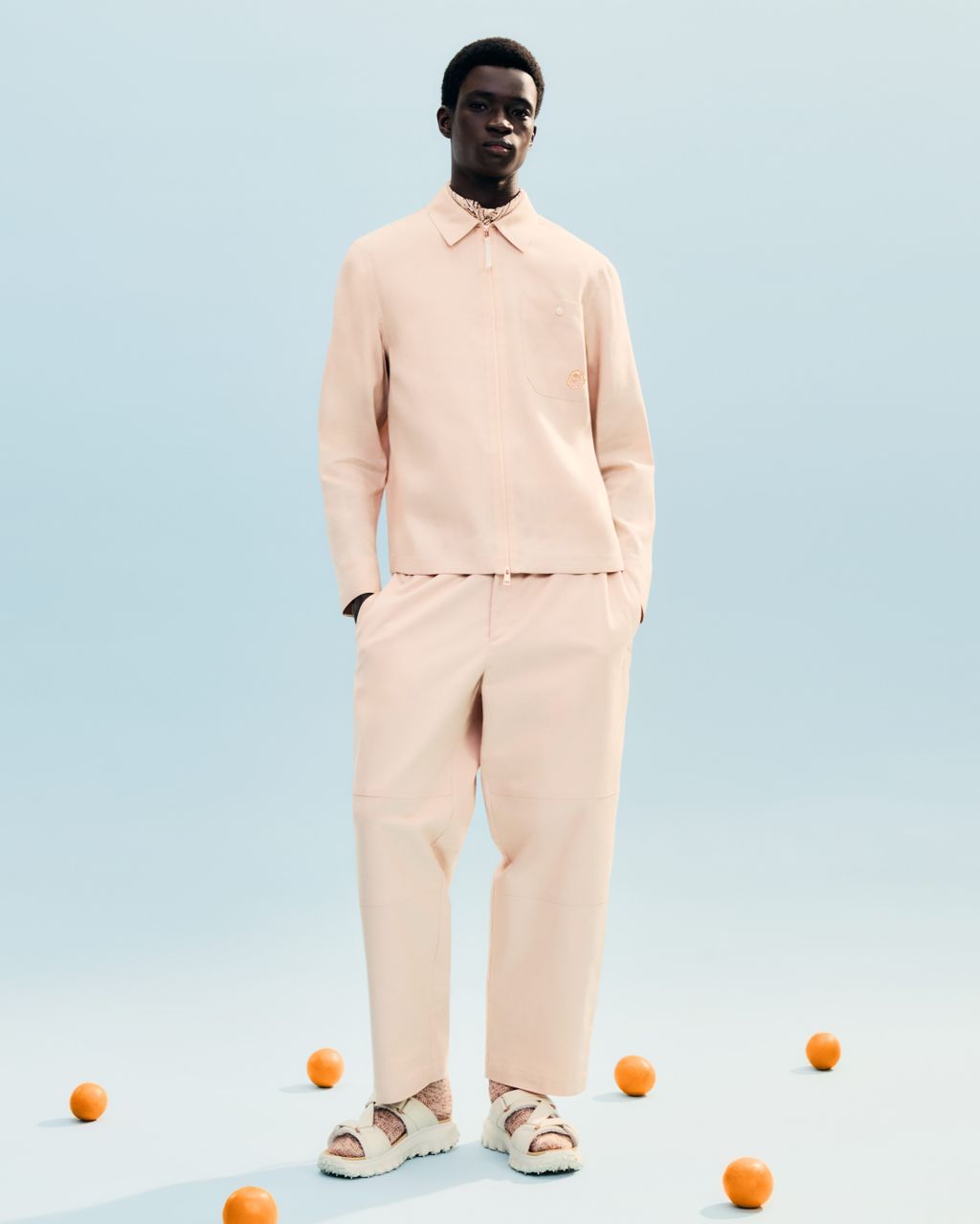 Fashion Week Milan Fall/Winter 2025 look 8 from the Moncler collection menswear