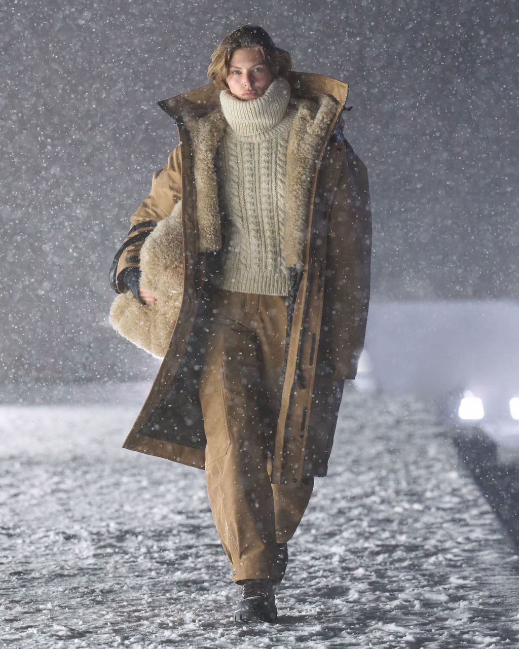 Fashion Week Milan Spring/Summer 2026 look 5 from the Moncler collection 男装