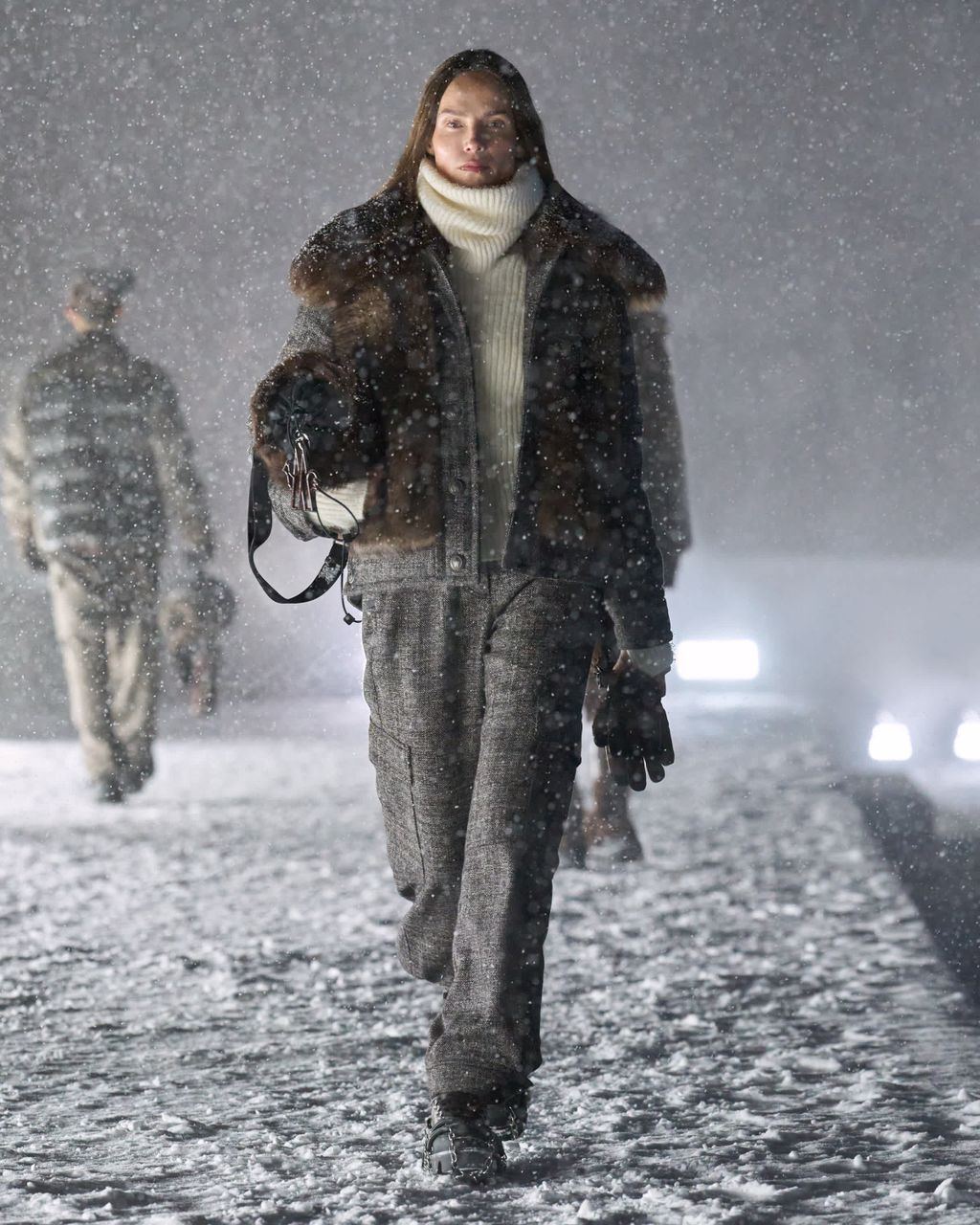 Fashion Week Milan Spring/Summer 2026 look 10 from the Moncler collection menswear
