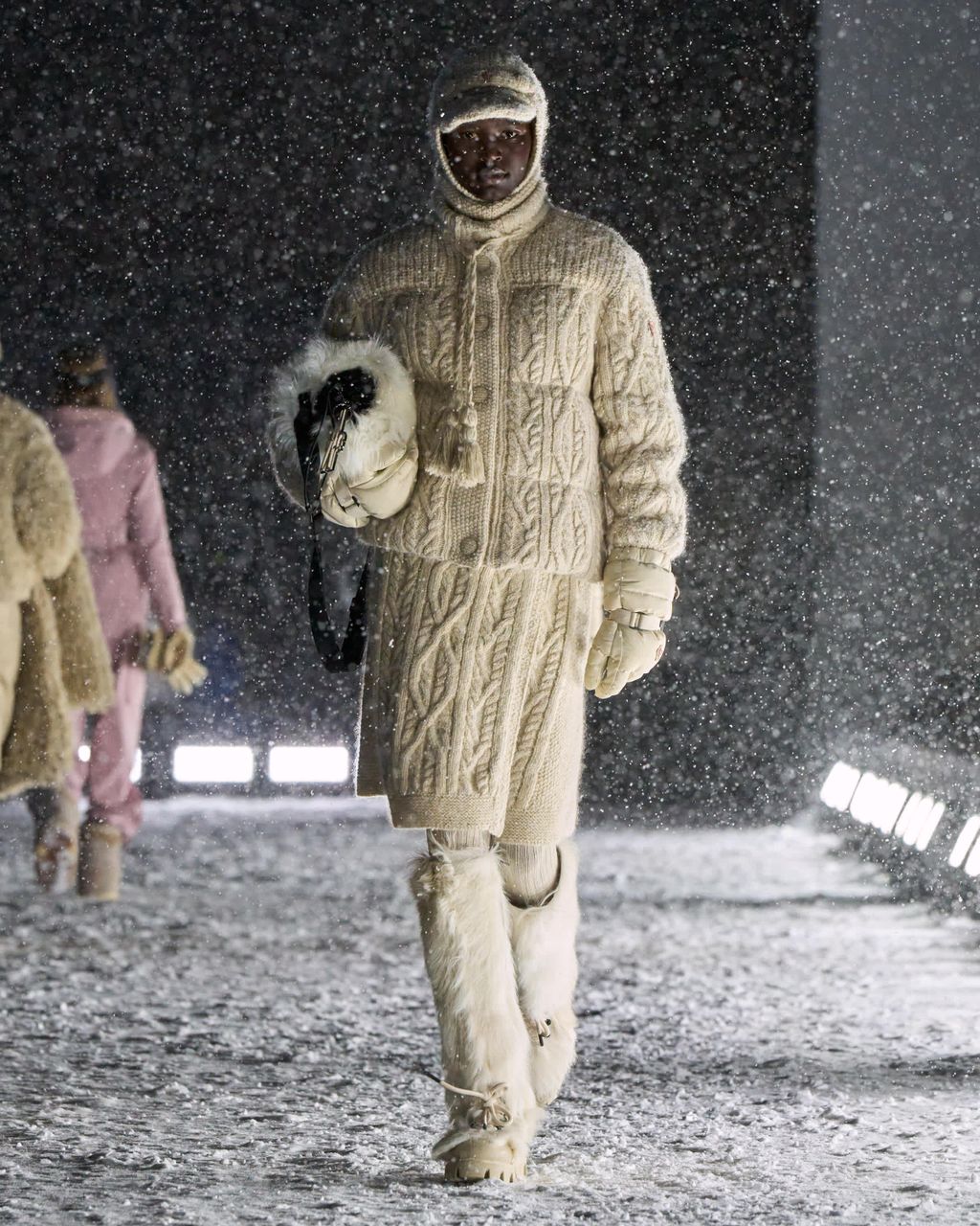 Fashion Week Milan Spring/Summer 2026 look 12 from the Moncler collection menswear