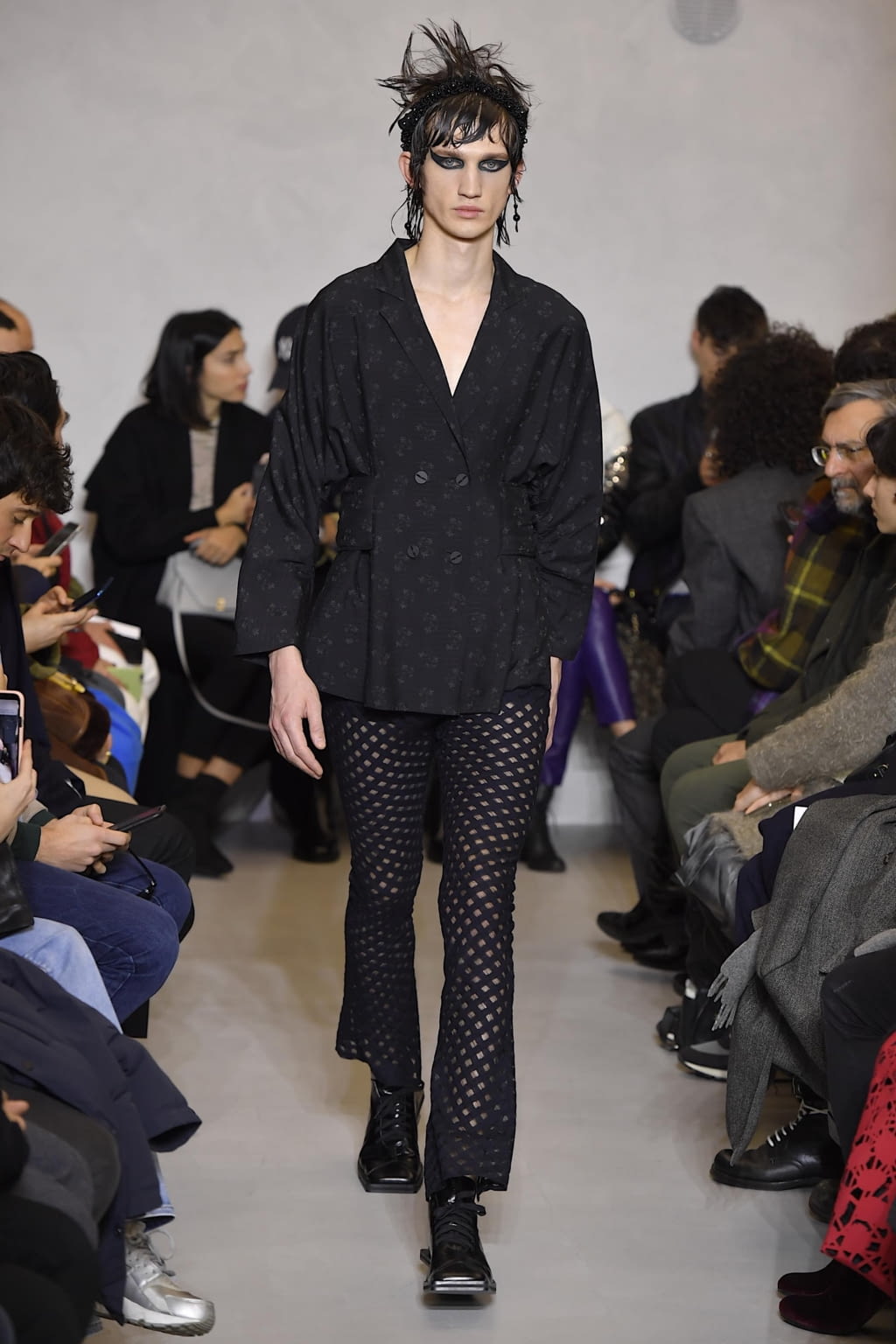 Fashion Week Milan Fall/Winter 2020 look 7 de la collection Miaoran menswear