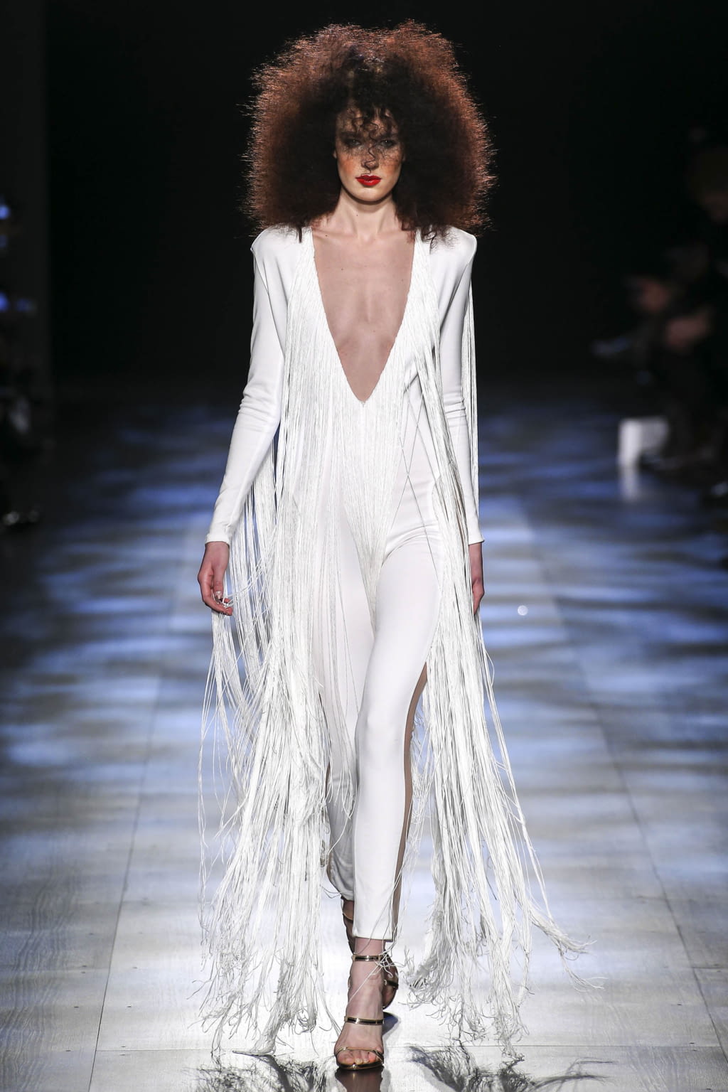 Fashion Week New York Fall/Winter 2017 look 14 from the Michael Costello collection womenswear