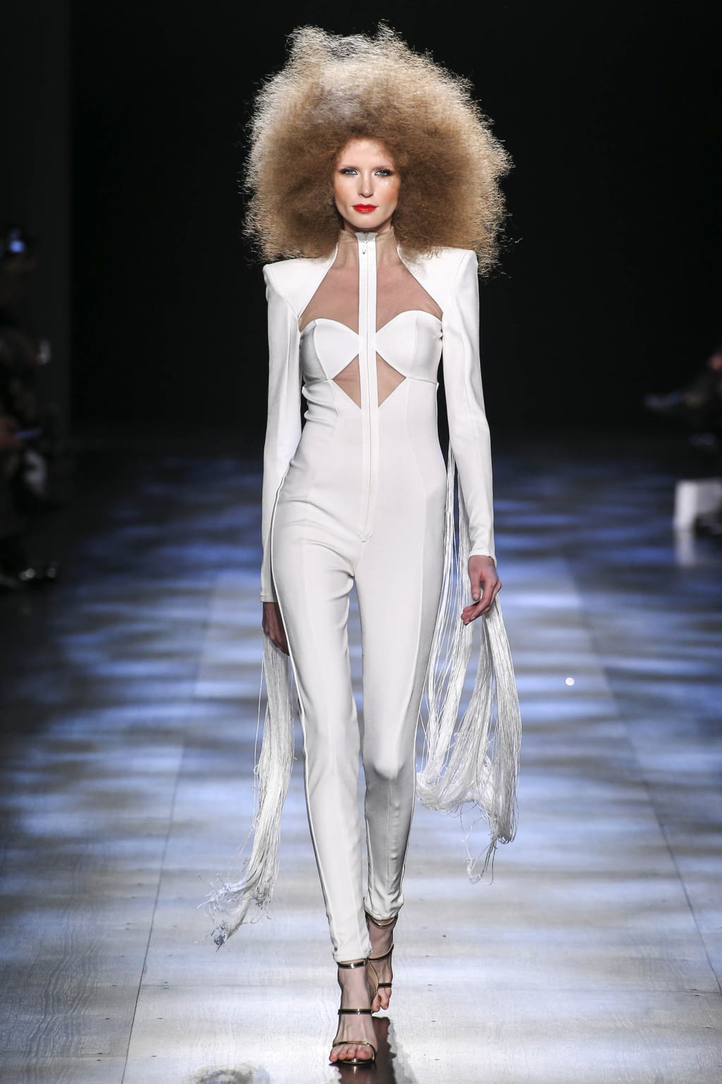 Fashion Week New York Fall/Winter 2017 look 15 from the Michael Costello collection womenswear