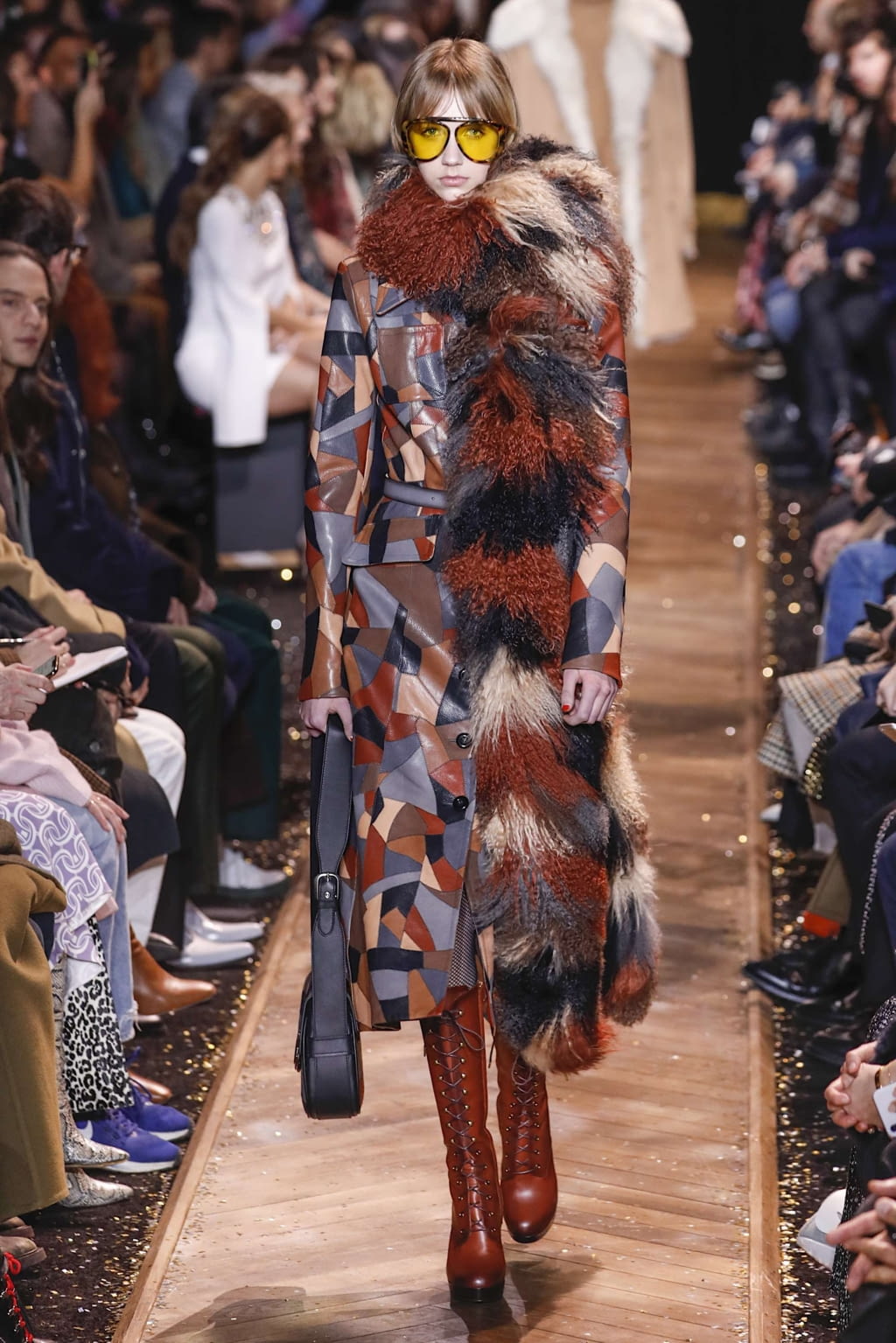 Fashion Week New York Fall/Winter 2019 look 49 from the Michael Kors Collection collection womenswear