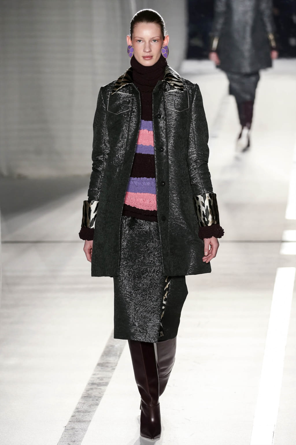 Fashion Week Milan Fall/Winter 2017 look 16 from the Mila Schön collection 女装