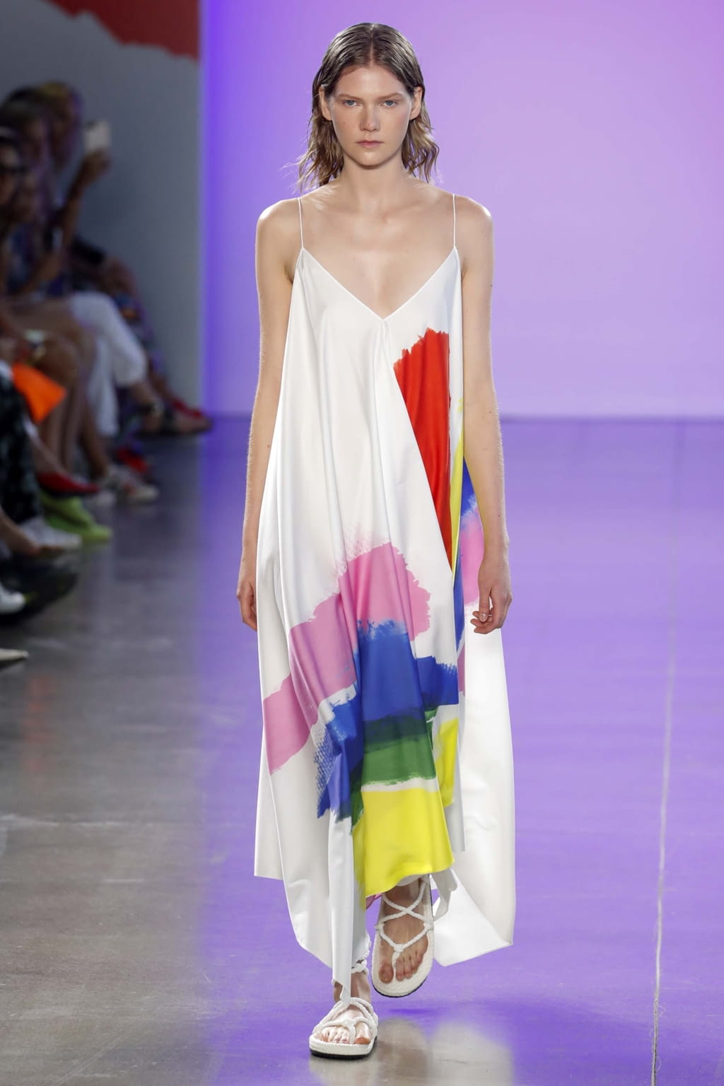 Fashion Week New York Spring/Summer 2019 look 1 de la collection Milly womenswear