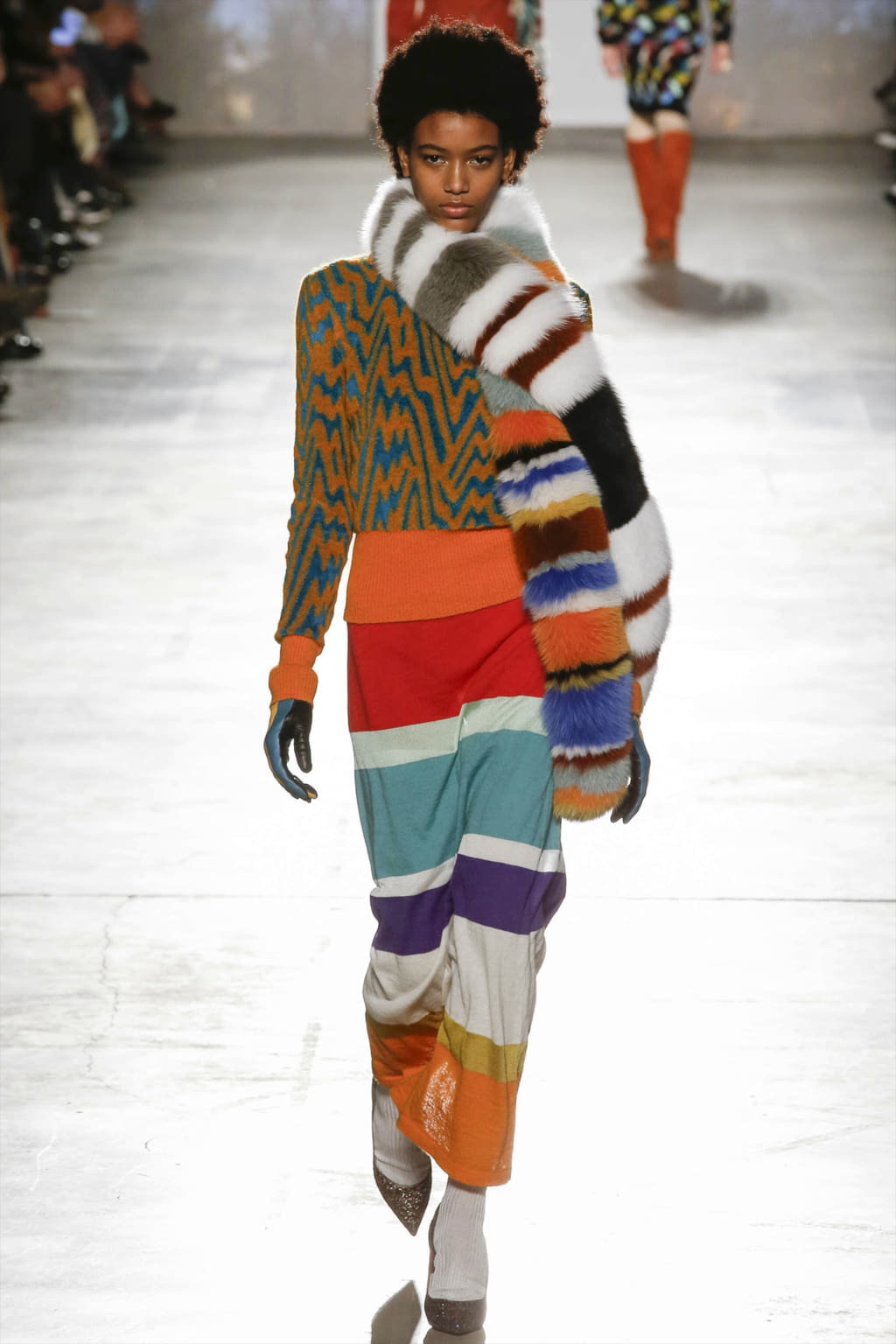 Fashion Week Milan Fall/Winter 2017 look 11 from the Missoni collection womenswear
