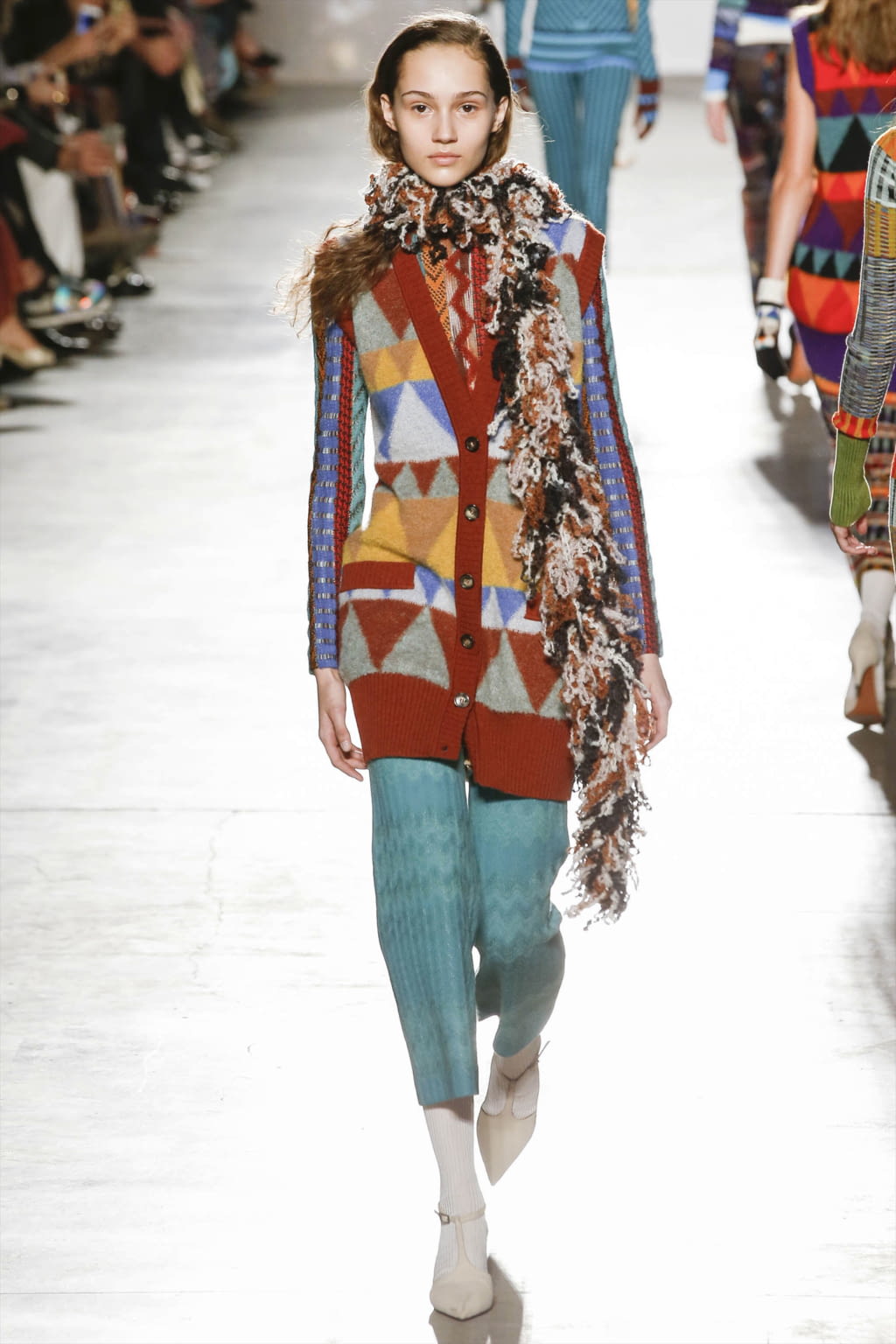 Fashion Week Milan Fall/Winter 2017 look 13 from the Missoni collection womenswear