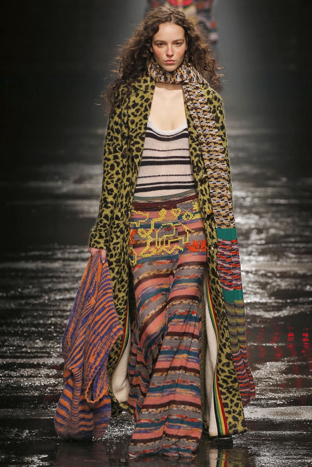 Fashion Week Milan Fall/Winter 2018 look 10 from the Missoni collection womenswear