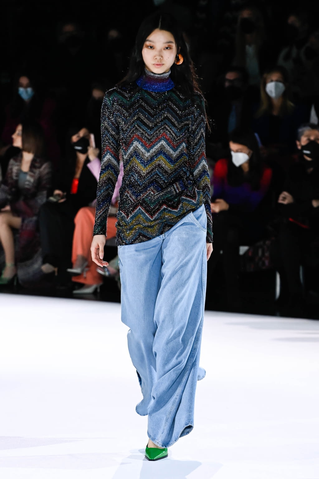 Fashion Week Milan Fall/Winter 2022 look 25 de la collection Missoni womenswear