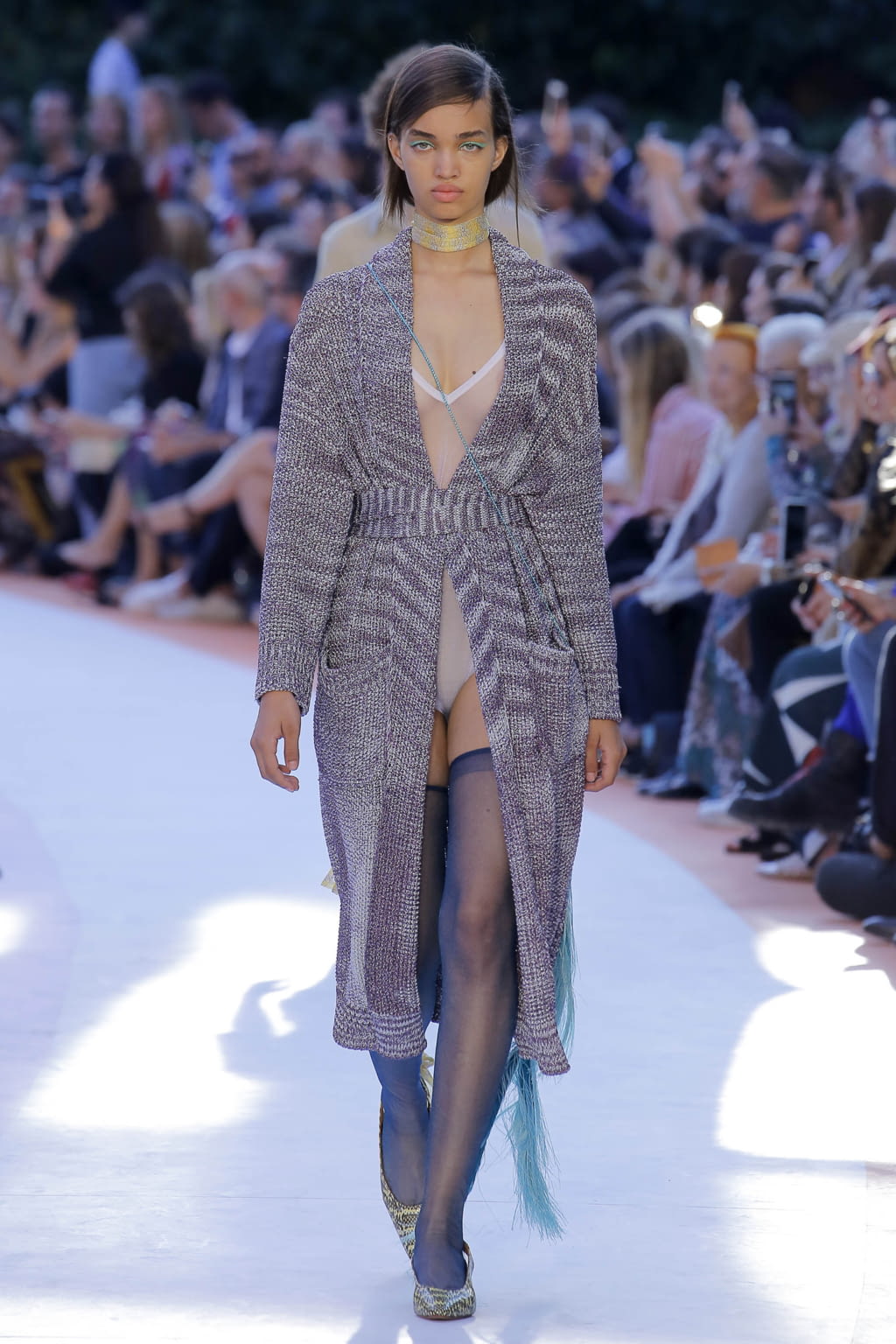 Fashion Week Milan Spring/Summer 2018 look 12 from the Missoni collection womenswear