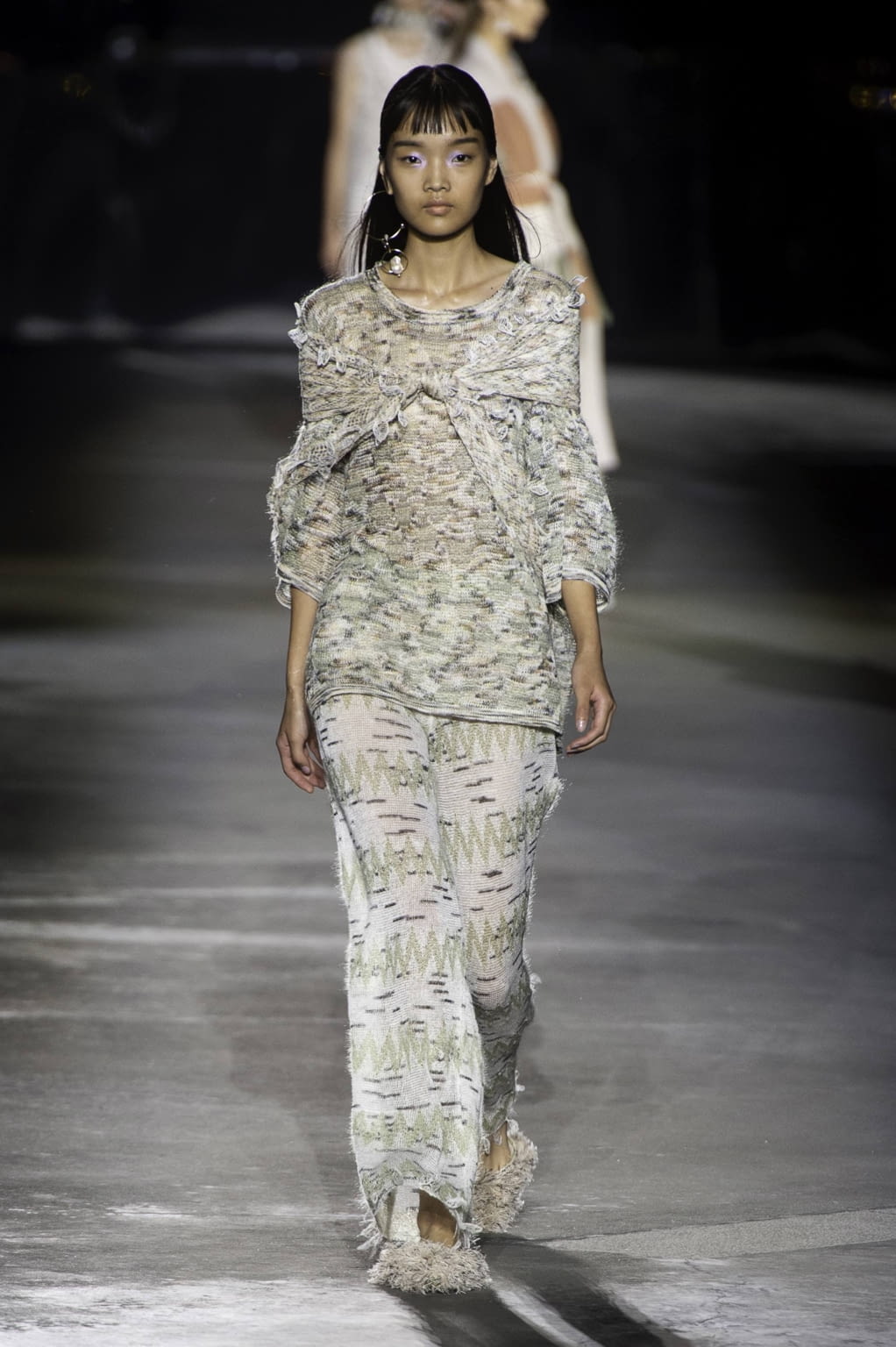 Fashion Week Milan Spring/Summer 2019 look 1 from the Missoni collection womenswear