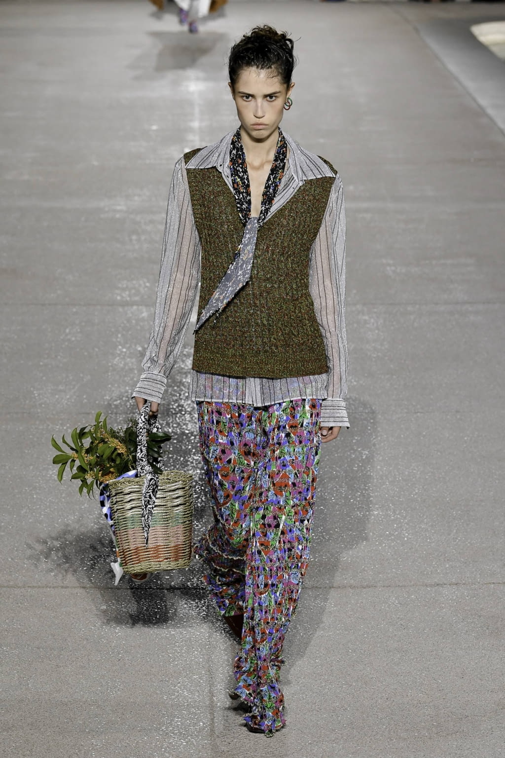 Fashion Week Milan Spring/Summer 2020 look 1 from the Missoni collection 女装