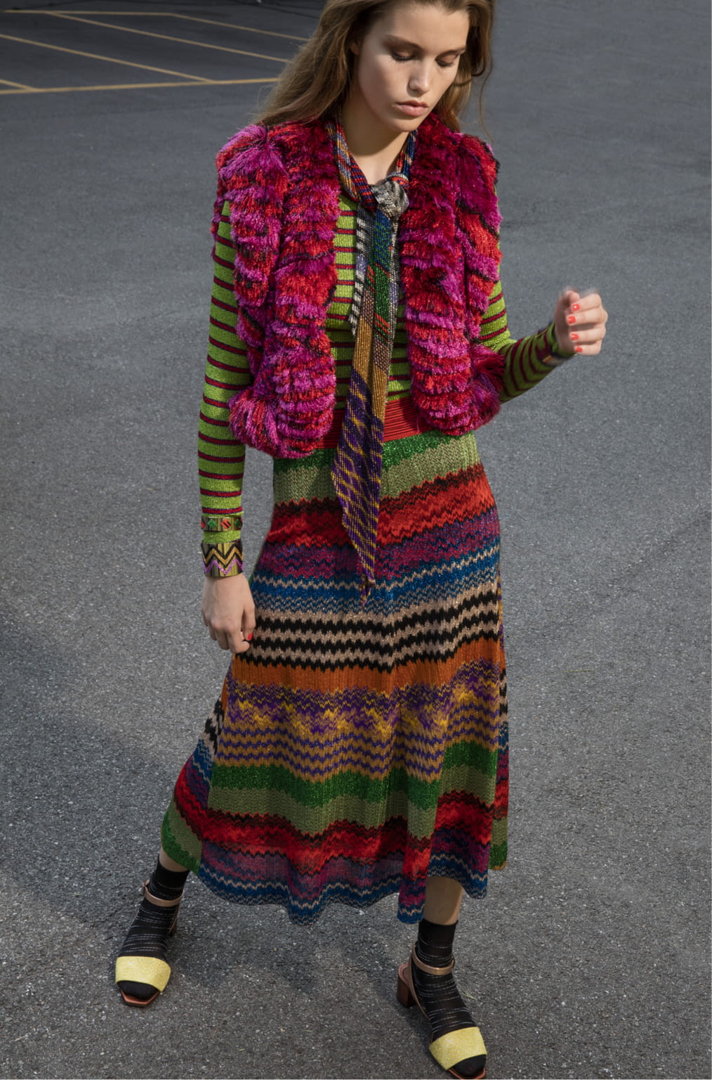 Fashion Week Milan Resort 2018 look 33 from the Missoni collection womenswear