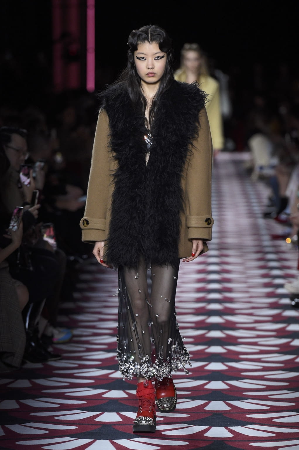 Fashion Week Paris Fall/Winter 2020 look 9 from the Miu Miu collection 女装