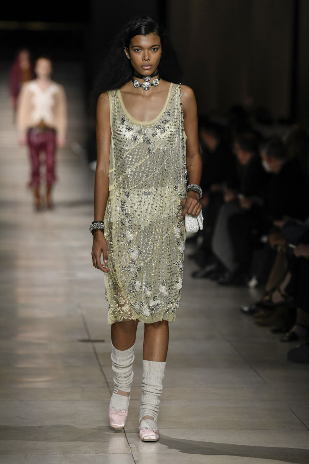 Fashion Week Paris Fall/Winter 2022 look 39 from the Miu Miu collection womenswear
