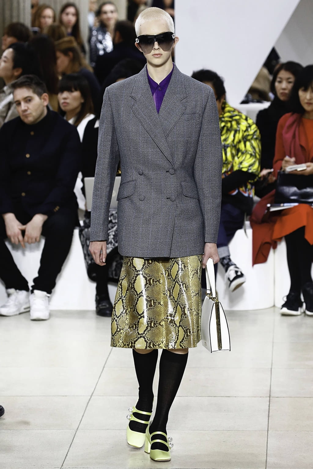 Fashion Week Paris Spring/Summer 2019 look 14 from the Miu Miu collection 女装