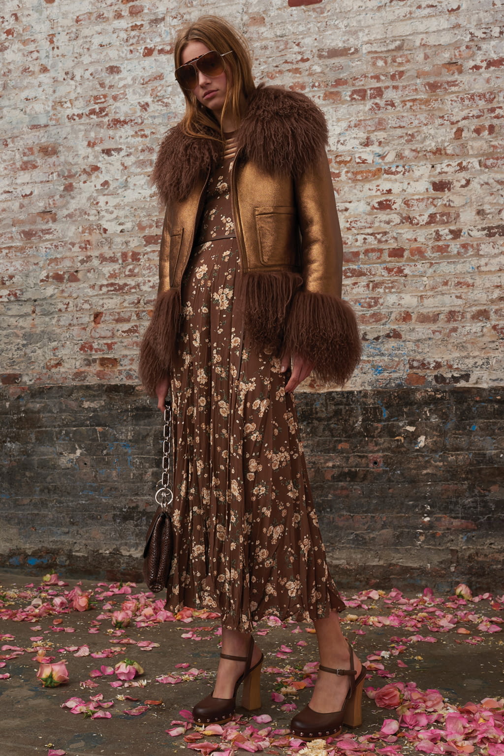Fashion Week New York Pre-Fall 2019 look 7 de la collection Michael Kors Collection womenswear
