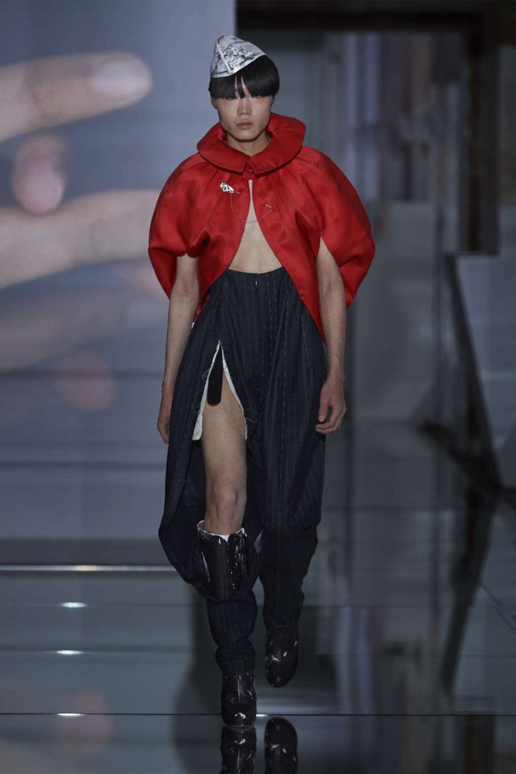 Fashion Week Paris Fall/Winter 2019 look 22 from the Maison Margiela collection 高级定制