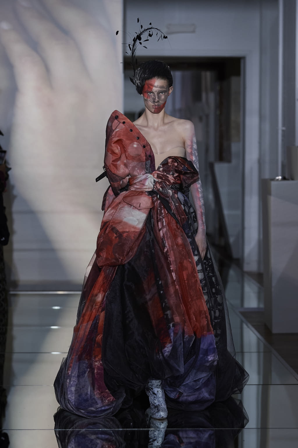 Fashion Week Paris Fall/Winter 2019 look 23 de la collection Maison Margiela couture