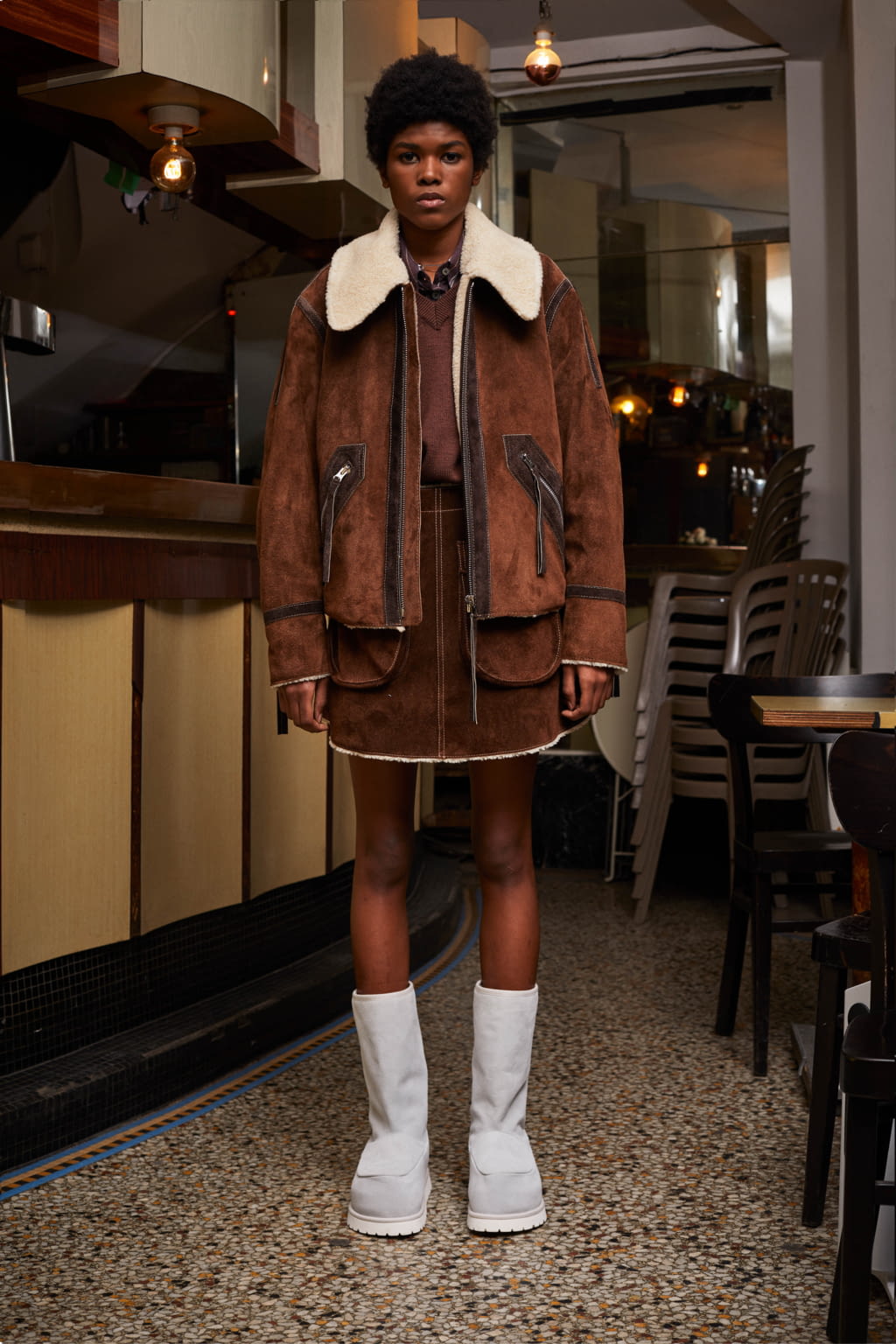 Fashion Week Milan Pre-Fall 2022 look 20 from the MM6 Maison Margiela collection womenswear