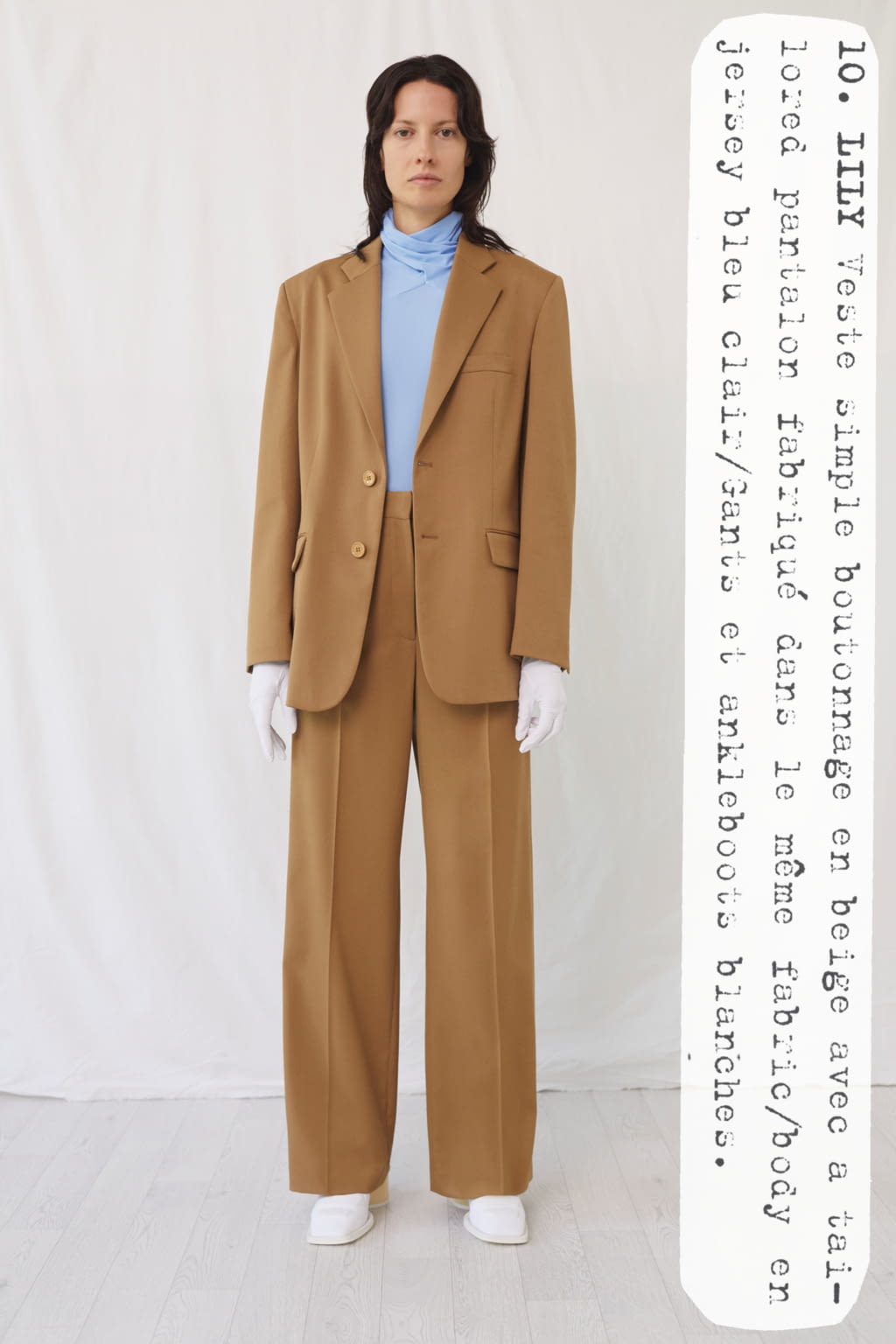 Fashion Week London Resort 2021 look 10 from the MM6 Maison Margiela collection womenswear